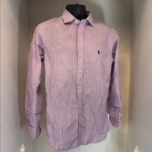 Polo Ralph Lauren Men's Pink Striped Shirt